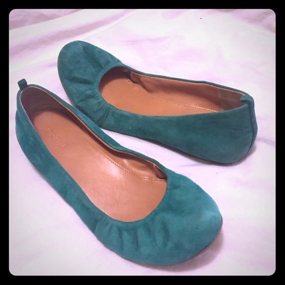 J.Crew suede ballet flats