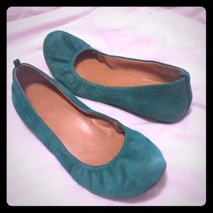 J.Crew suede ballet flats