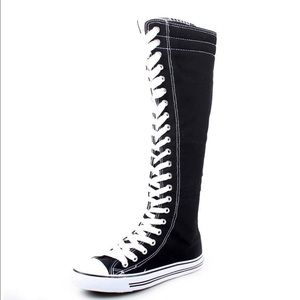 Knee high converse