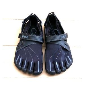 Black Fila Skele-toes
