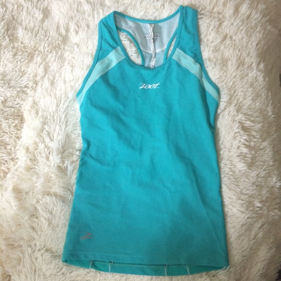 Turquoise triathlon tank