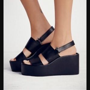 SOLD Jeffrey Campbell Womens Koi Platform wedge.