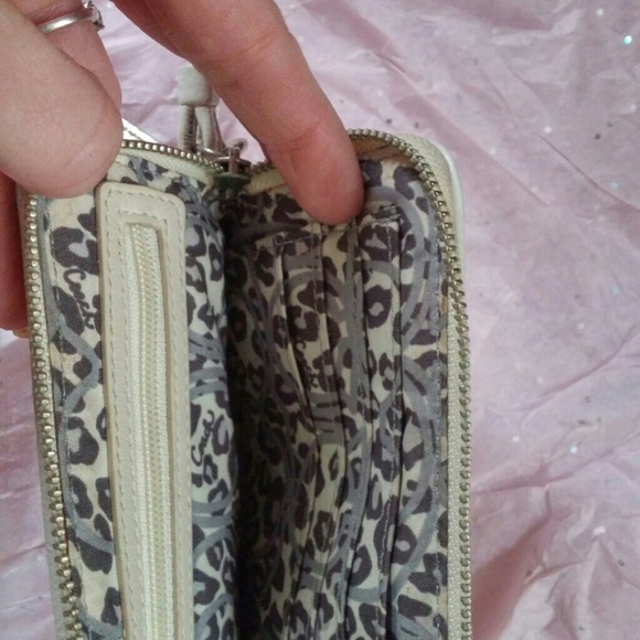 Coach Poppy yellow fall leather wristlet - Picture 3 of 3