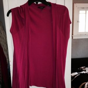 Express magenta cardigan