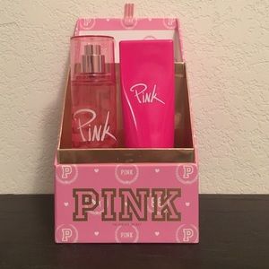 PINK fragrance mist and body lotion gift pack