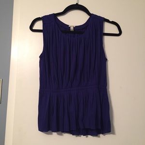 J.Crew gathered knit peplum top