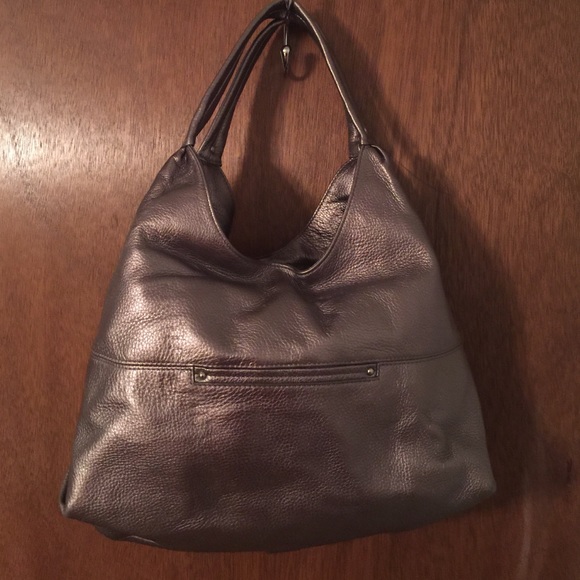 Silvery gray Michael Kors handbag. Medium sized. - Picture 2 of 3