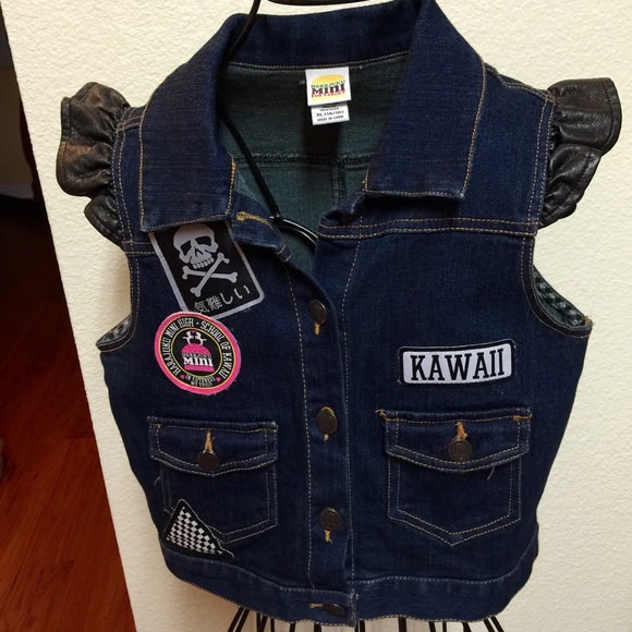 Girls Mini Harajuku Jean Jacket