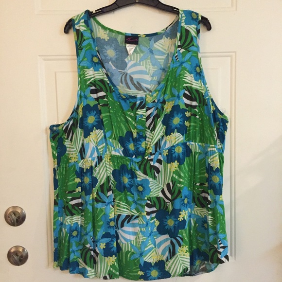 Hawaiian style tank top