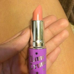 Lime crime lipstick in Babette.