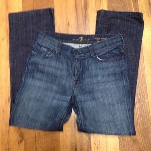 7 for all mankind size 29 high waist boot cut