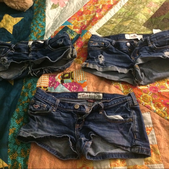Lot of three Hollister shorts.
