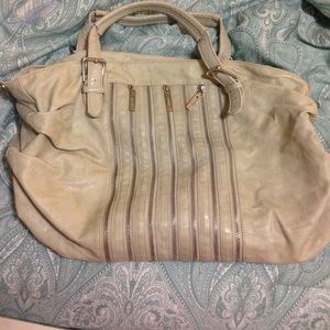Cream colored purse