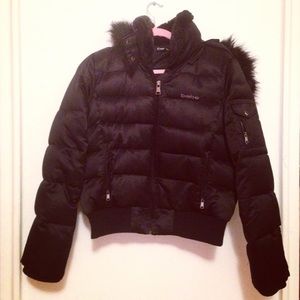 Black Bebe coat