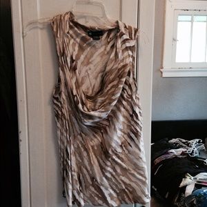 Sleeveless animal print