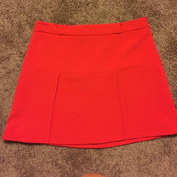 Express Red mini skirt