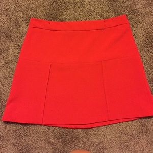 Express Red mini skirt