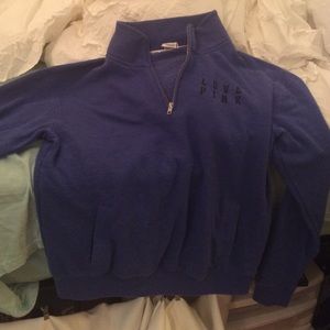 Blue VS PINK 1/4 zip up