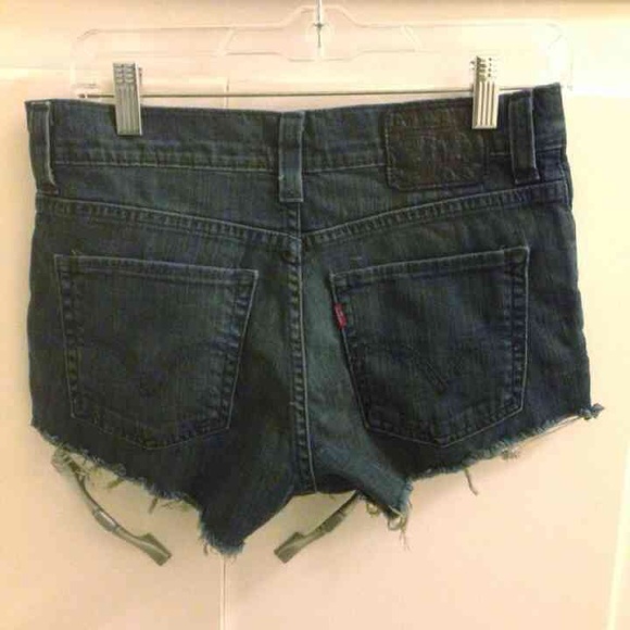 SOLD Star Wars Comic Book Geek Levis Cutoff Shorts - Picture 2 of 3