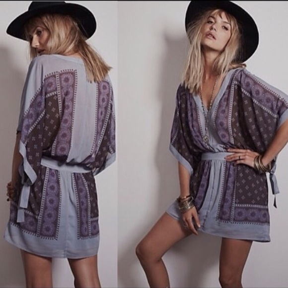 🚨WKND SALE🚨 Free People Santa Cruz Printed Dress