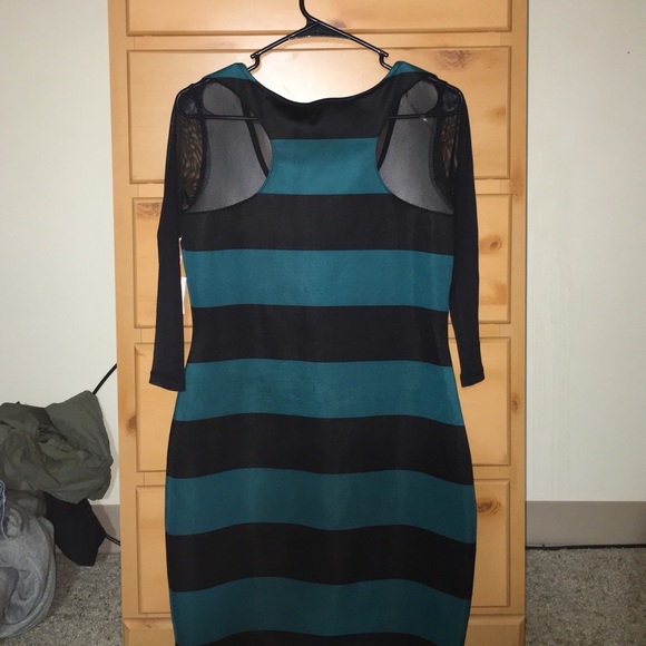 Mesh Color Block Dress - Picture 2 of 2