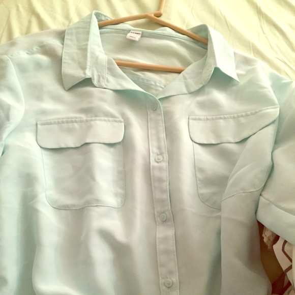 Button up brand new mint green - Picture 1 of 3