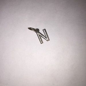 N pandora charm