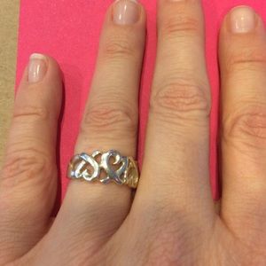 Paloma Picasso loving heart band ring