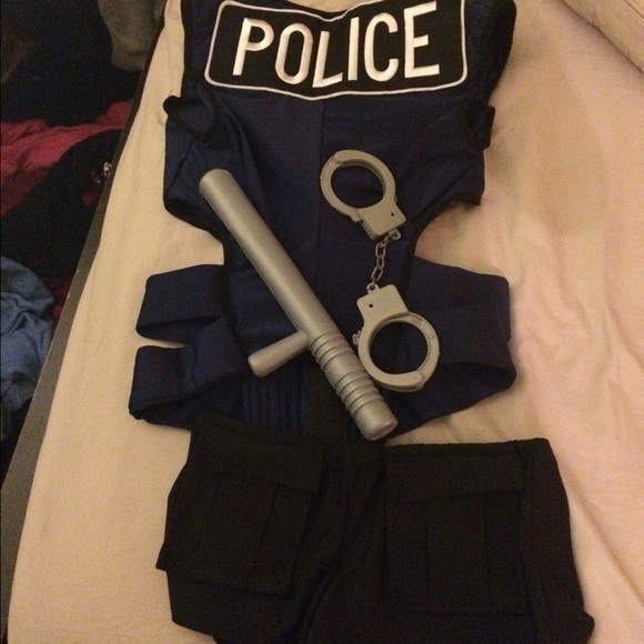 POLICE HALLOWEEN COSTUME 👻
