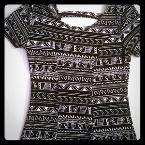 ** SOLD** Black Aztec print maxi