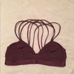 Small Victoria's Secret burgundy bralette