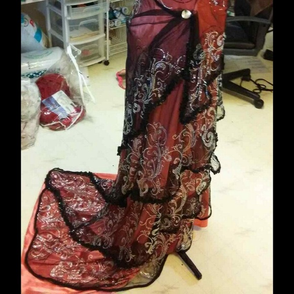 💕Extra Pics Rose Dinner Dress Replica. 💕🚢 - Picture 2 of 4