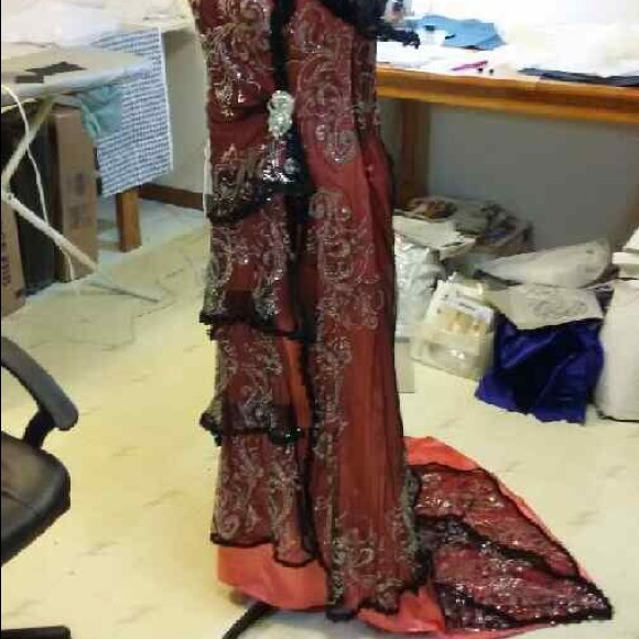 💕Extra Pics Rose Dinner Dress Replica. 💕🚢 - Picture 3 of 4