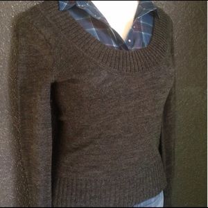 Express charcoal sweater
