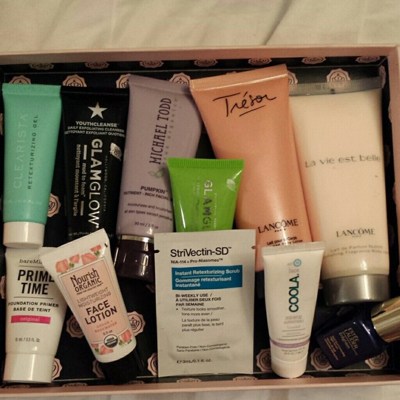 Face and body products.