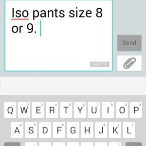 Looking for pants
