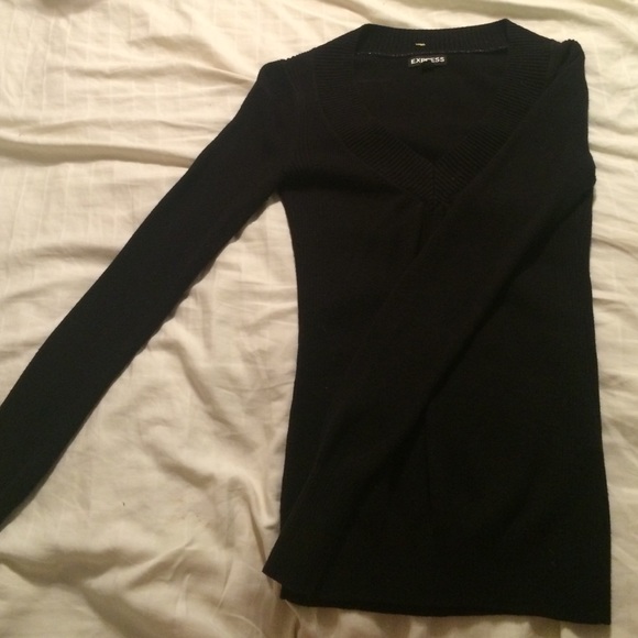 Express black sweater