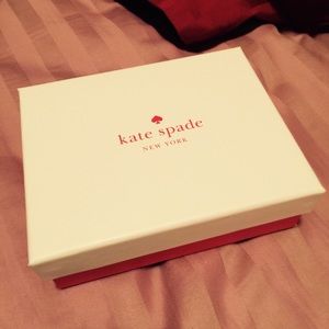 Kate spade gift box white and red