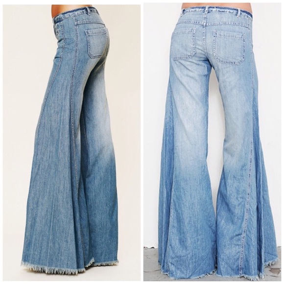 Free People Denim - Free People extreme super flare vintage jeans 25