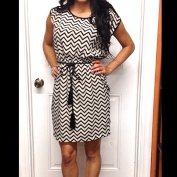 Chevron Mini Dress