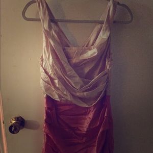 Express nwot peach dress