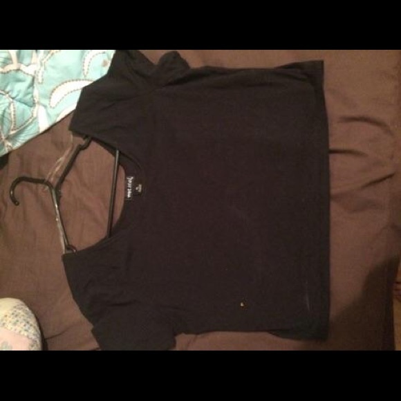 Wet seal crop top