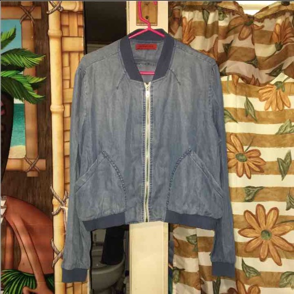 Jean Style Bomber Jacket