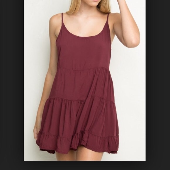 Maroon Brandy Dress