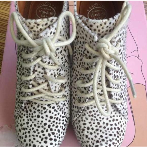 Jeffrey Campbell 99 Ties Pony Hair Wedge-Platform - Picture 2 of 3