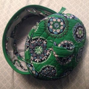 Vera Bradley circle cosmetic bag