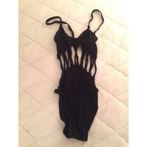 Black Rave one piece bodysuit!