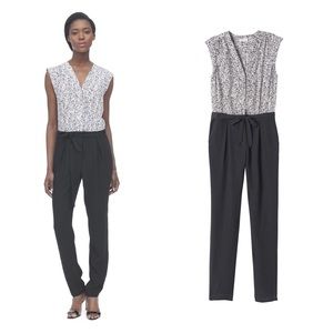 Rebecca Taylor Jumpsuit - Feather print