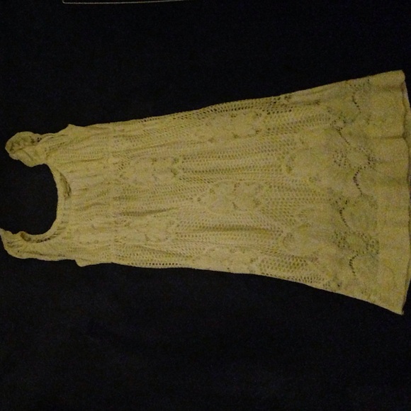 White Crotchet Dress