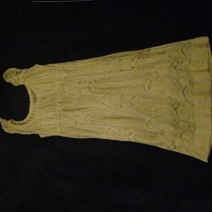 White Crotchet Dress